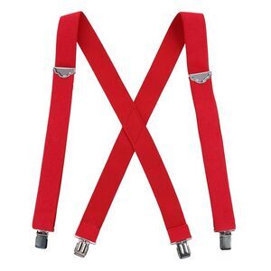 Dickies Men's Elastic X-Back Heavy Duty Clip-End Work Suspender Braces